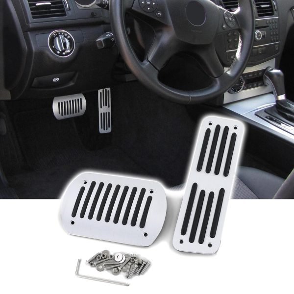 Aluminum automatic pedal set for MERCEDES C-CLASS W204