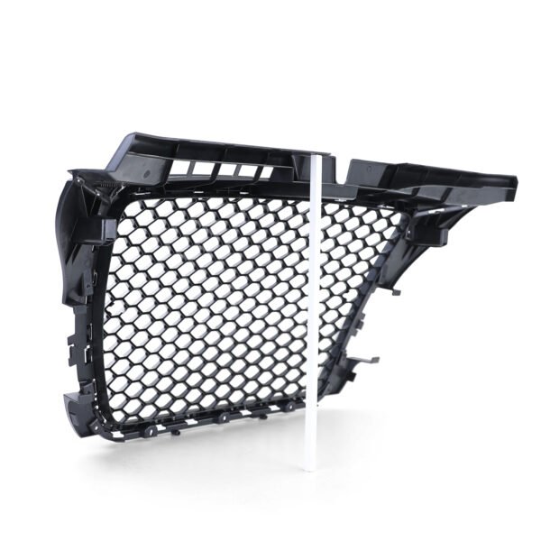 Sport matt black and chrome honeycomb front grille for AUDI A3 8P - Slika 5