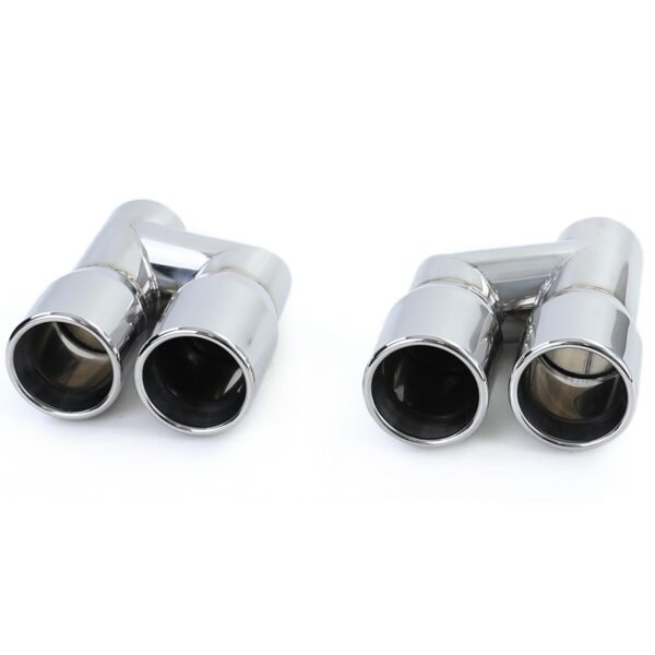Sport stainless steel double pipe exhaust pipes for AUDI A4 B8 - Slika 2