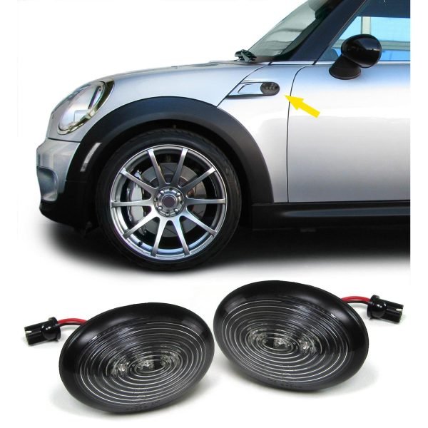 LED black smoke side indicators for MINI R55 R55N R56 R56N R57 R57N R58 R59