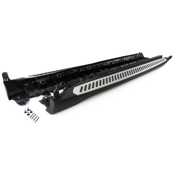 Aluminum running boards with side protection for BMW X6 F16 - Slika 2