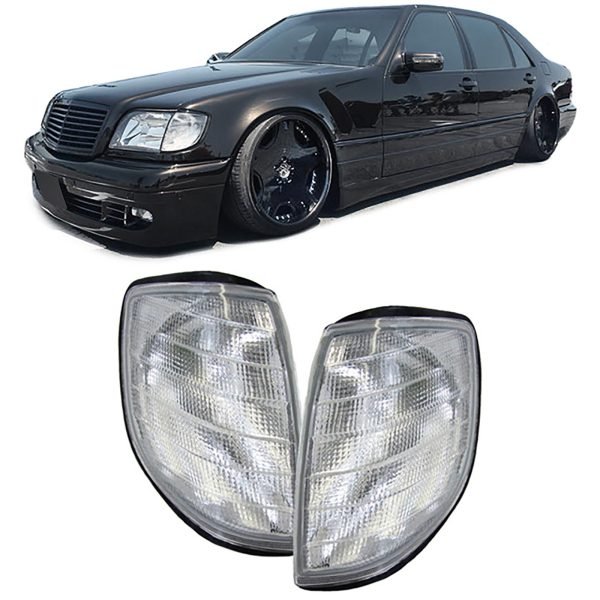 White indicators for MERCEDES S-CLASS W140