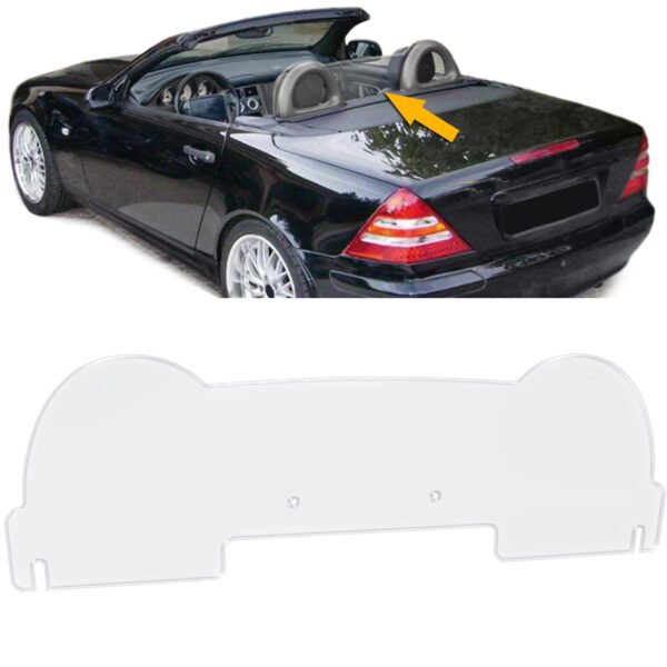Premium clear acrylic glass wind deflector for MERCEDES SLK R170