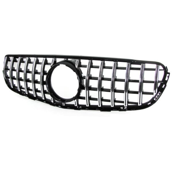 Sport black and chrome front grille for MERCEDES GLC X253/C253 - Slika 2