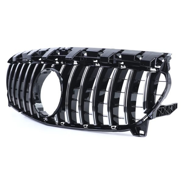 Sport black and chrome front grille for MERCEDES CLA C117 - Slika 8