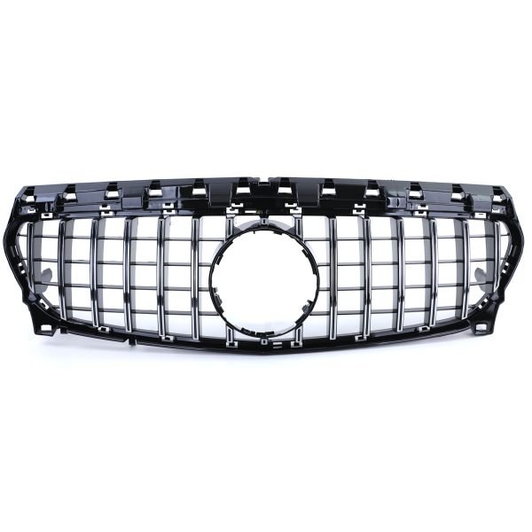 Sport black and chrome front grille for MERCEDES CLA C117 - Slika 4