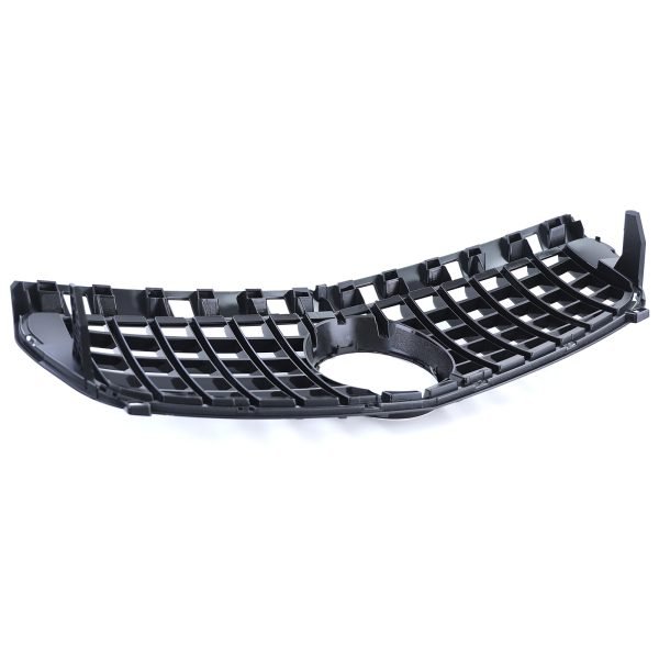Sport gloss black and chrome front grill for MERCEDES A-CLASS W176 - Slika 7