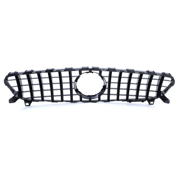 Sport gloss black and chrome front grill for MERCEDES A-CLASS W176 - Slika 7