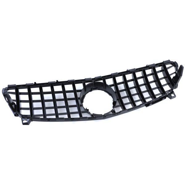Sport gloss black and chrome front grill for MERCEDES A-CLASS W176 - Slika 8