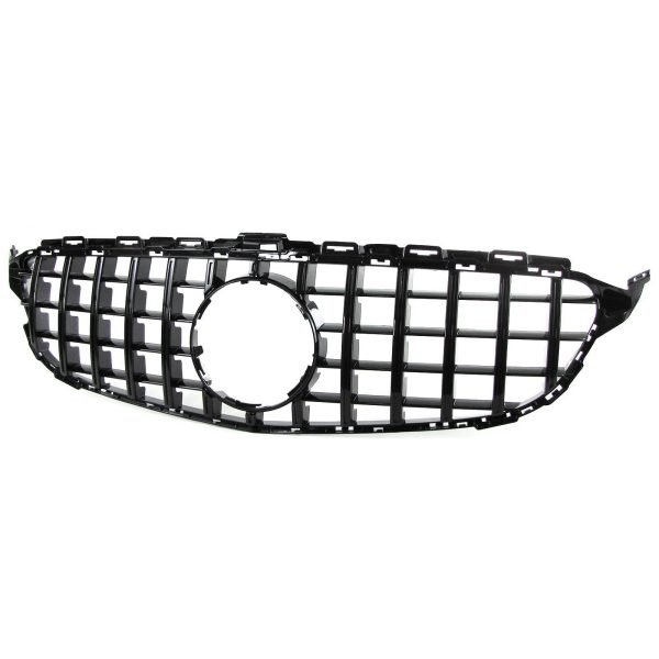 Sport gloss black grille for MERCEDES C-CLASS W205/S205 - Slika 2