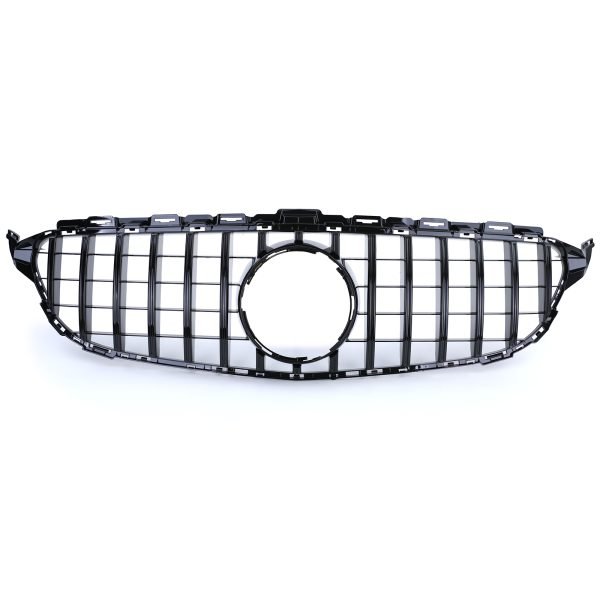 Sport gloss black grille for MERCEDES C-CLASS W205/S205 - Slika 5