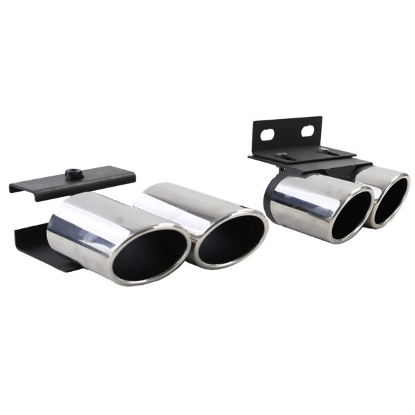 Exhaust tailpipe conversion with 4-pipe S-optics dummy tailpipes for AUDI A3 8V - Slika 5