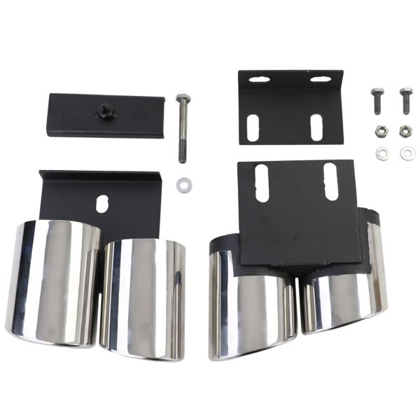 Exhaust tailpipe conversion with 4-pipe S-optics dummy tailpipes for AUDI A3 8V - Slika 8
