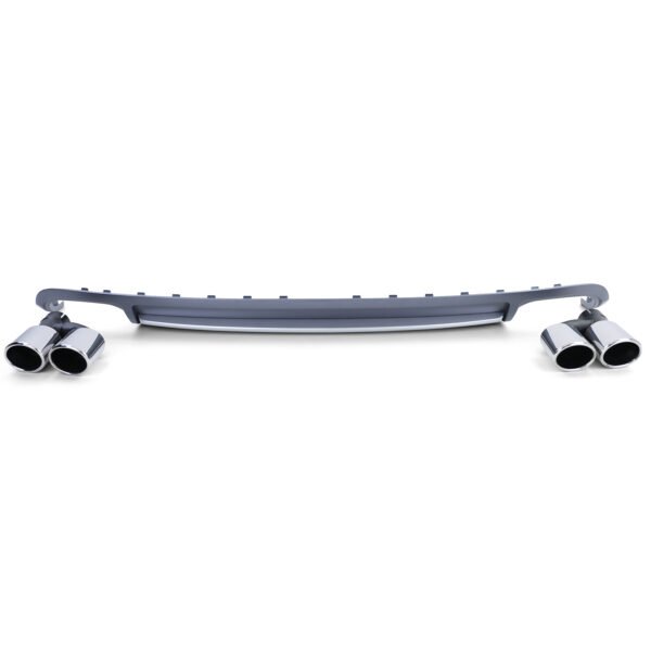 Sport rear diffuser insert with tailpipe set for AUDI A4 B8 - Slika 2