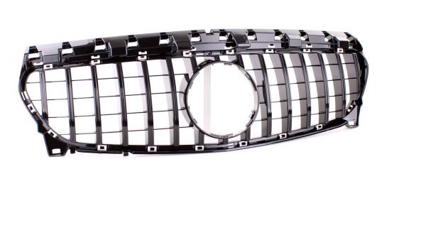 Sport gloss black fron grille for MERCEDES CLA C117 - Slika 10