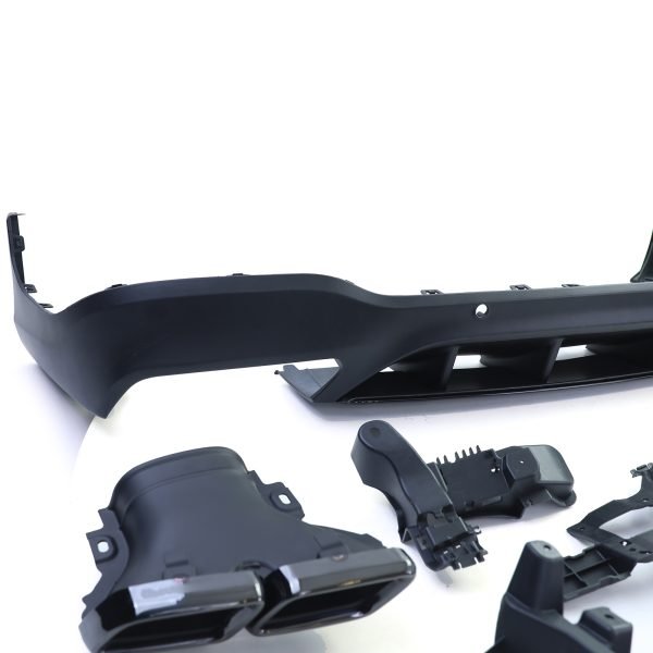 Sport rear diffuser with black tailpipes for MERCEDES GLC X253 - Slika 5