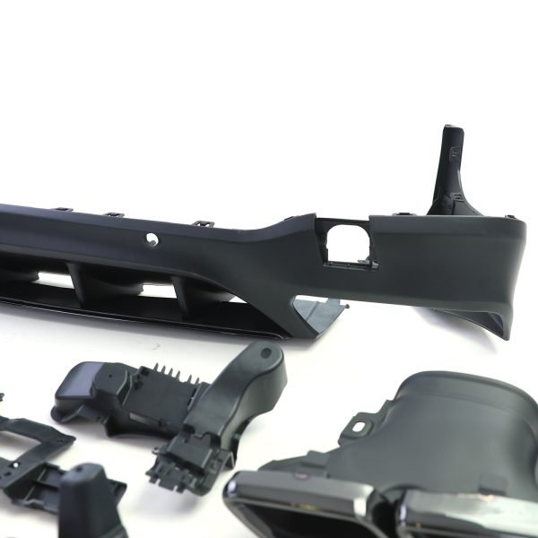 Sport rear diffuser with black tailpipes for MERCEDES GLC X253 - Slika 6