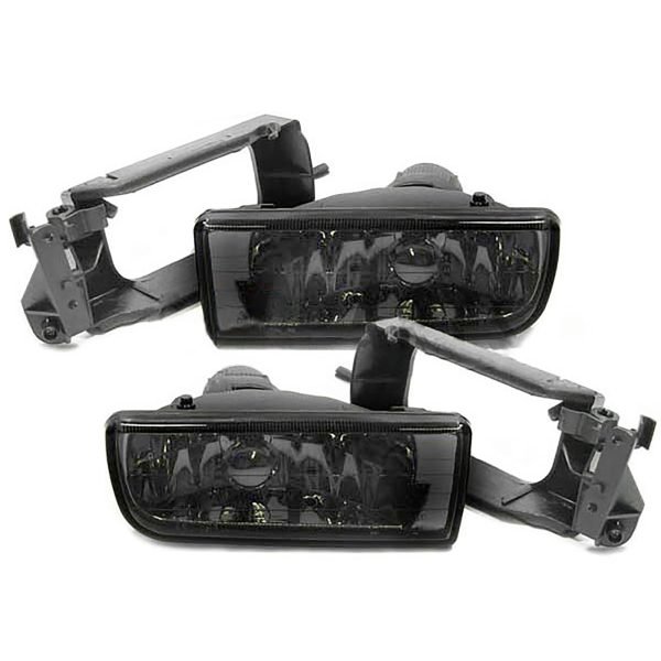 Clear glass black smoke fog lights for BMW 3 SERIES E36 - Slika 2
