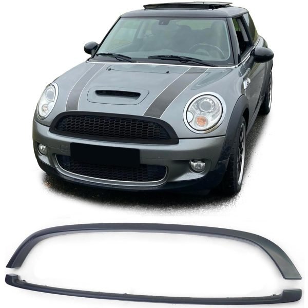 Matt black radiator grille strips set for MINI One Cooper R56 R57 R58 R59