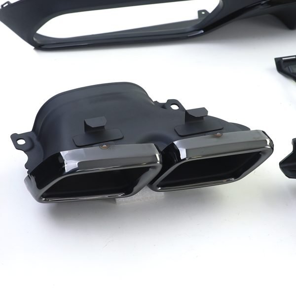 Sport rear diffuser with black tailpipes for MERCEDES C-CLASS C205 - Slika 3