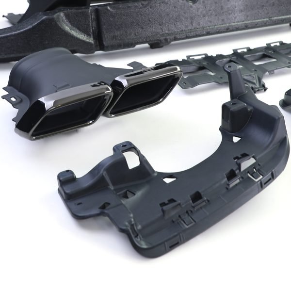 Sport rear diffuser with black tailpipes for MERCEDES GLC C253 - Slika 8