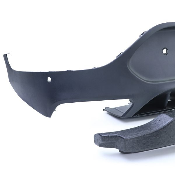 Sport rear diffuser with black tailpipes for MERCEDES GLC C253 - Slika 4