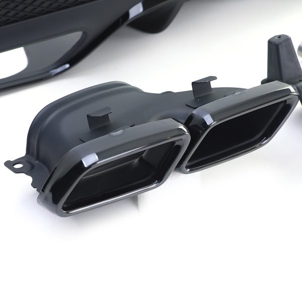 Sport rear diffuser with black tailpipes for MERCEDES GLE W166 - Slika 7