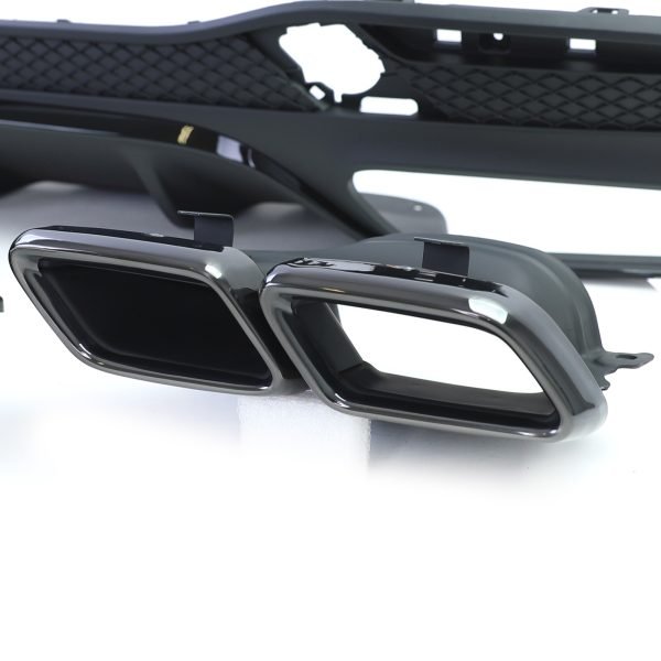 Sport rear diffuser with black tailpipes for MERCEDES GLE W166 - Slika 3