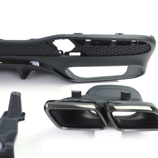 Sport rear diffuser with black tailpipes for MERCEDES GLE W166 - Slika 8