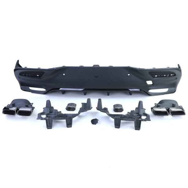 Sport rear diffuser with black tailpipes for MERCEDES GLE C292 - Slika 2
