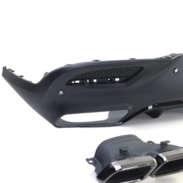 Sport rear diffuser with black tailpipes for MERCEDES GLE C292 - Slika 5