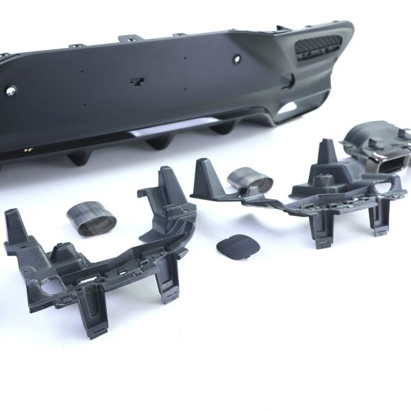 Sport rear diffuser with black tailpipes for MERCEDES GLE C292 - Slika 7