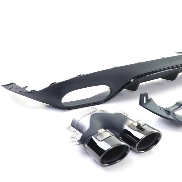 Sport rear diffuser with chrome tailpipes for MERCEDES E-CLASS C238 - Slika 3