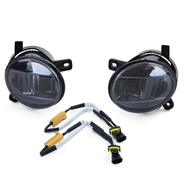 LED clear glass black smoke fog light set for AUDI A4 8K A6 4F Q5 SEAT EXEO - Slika 2