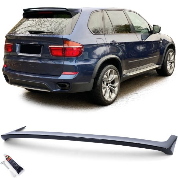 Sport gloss black rear spoiler for BMW X5 E70