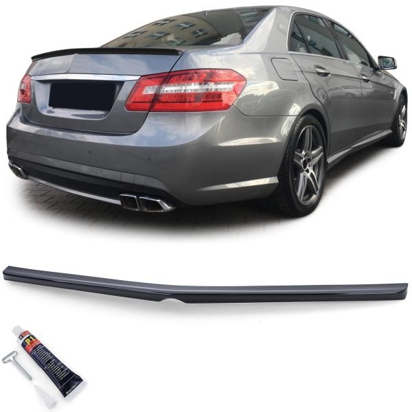 Sport gloss black rear spoiler for MERCEDES E-CLASS W212