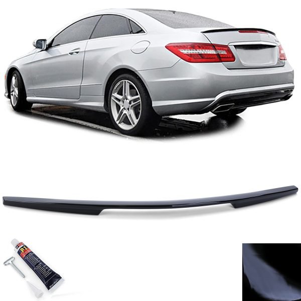 Sport gloss black rear spoiler for MERCEDES E-CLASS C207