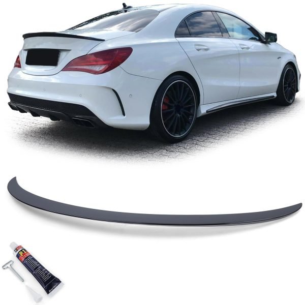 Sport gloss black rear spoiler for MERCEDES CLA C117