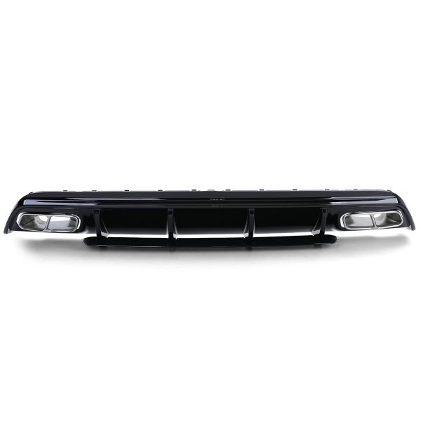 Sport rear diffuser with chrome tailpipes for MERCEDES A-CLASS W176 - Slika 7