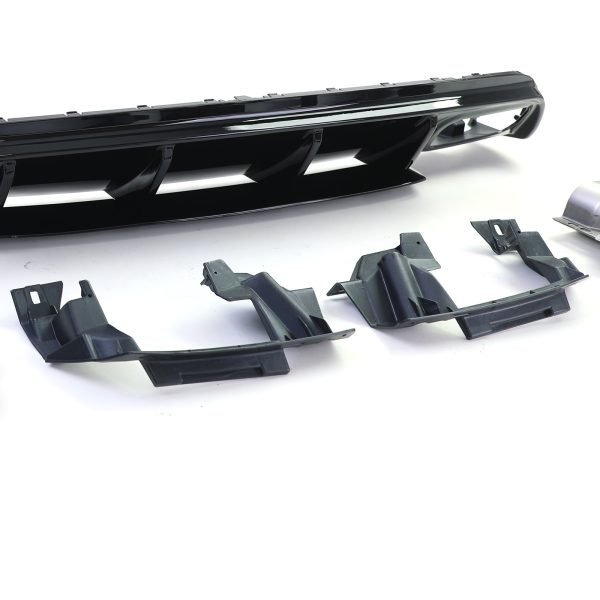 Sport rear diffuser with black tailpipes for MERCEDES A-CLASS W176 - Slika 5