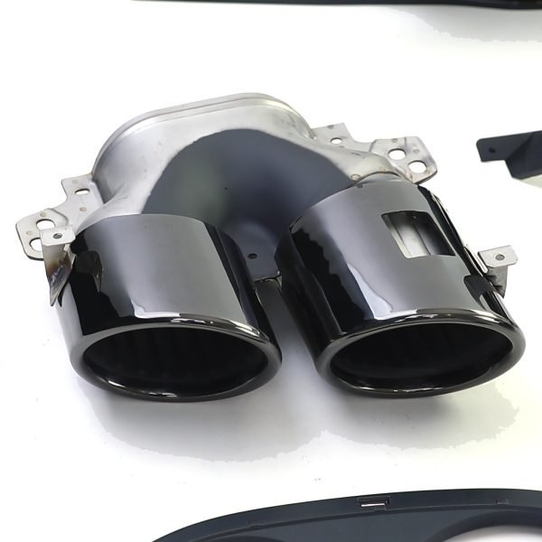 Sport rear diffuser with black tailpipes for MERCEDES A-CLASS W177 - Slika 3