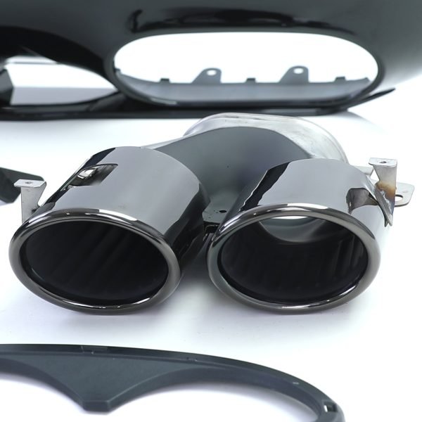 Sport rear diffuser with black tailpipes for MERCEDES A-CLASS W177 - Slika 4