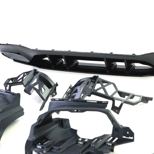 Sport rear diffuser with black tailpipes for MERCEDES A-CLASS W177 - Slika 8