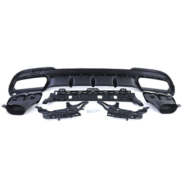 Performance rear diffuser with chrome tailpipes for MERCEDES E-CLASS W212/S212 - Slika 6