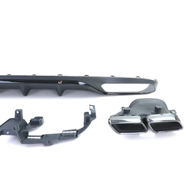 Sport rear diffuser with black tailpipes for MERCEDES E-CLASS W213 - Slika 7