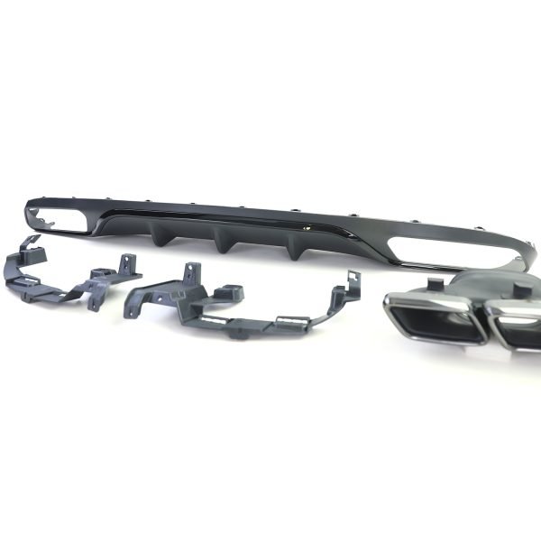Sport rear diffuser with black tailpipes for MERCEDES E-CLASS W213 - Slika 5