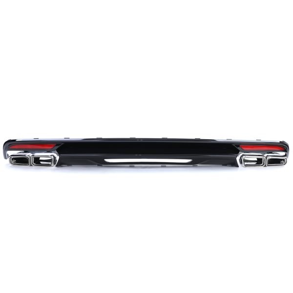 Sport rear diffuser with chrome tailpipes for MERCEDES S-CLASS W222 - Slika 3