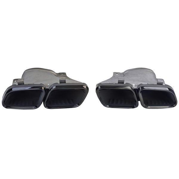 Sport rear diffuser with black tailpipes for MERCEDES CLS C218 - Slika 6
