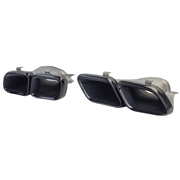 Sport rear diffuser with black tailpipes for MERCEDES CLS C218 - Slika 7