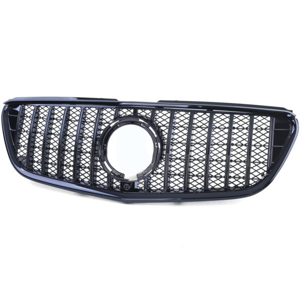 Sport gloss black front grille for MERCEDES V-CLASS and VITO W447 W448 - Slika 2